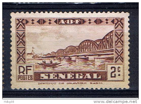 SN+ Senegal 1935 Mi 118-19 Flußszene - Neufs
