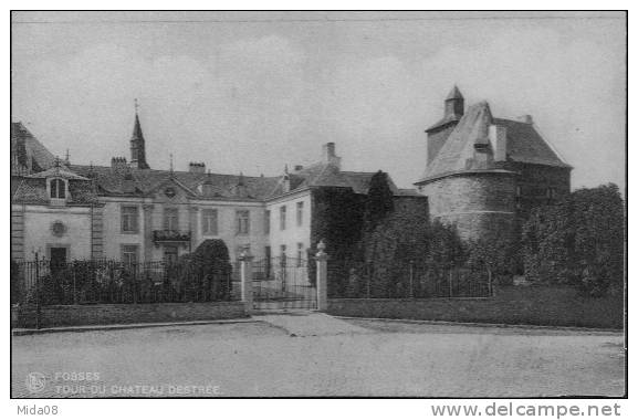 BELGIQUE.  FOSSES . TOUR DU CHATEAU DESTREE. - Fosses-la-Ville