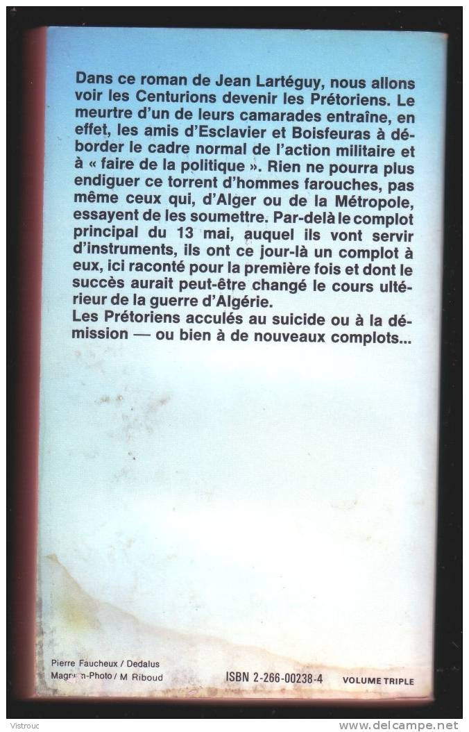 Pres Pocket N° 193 - "Les Prétoriens",  Par  LARTEGUY - GUERRE. - Actie