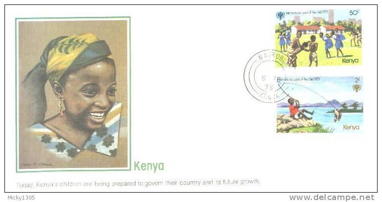 Kenia / Kenya - Mi-Nr 135/136 FDC (n036) - Kenia (1963-...)