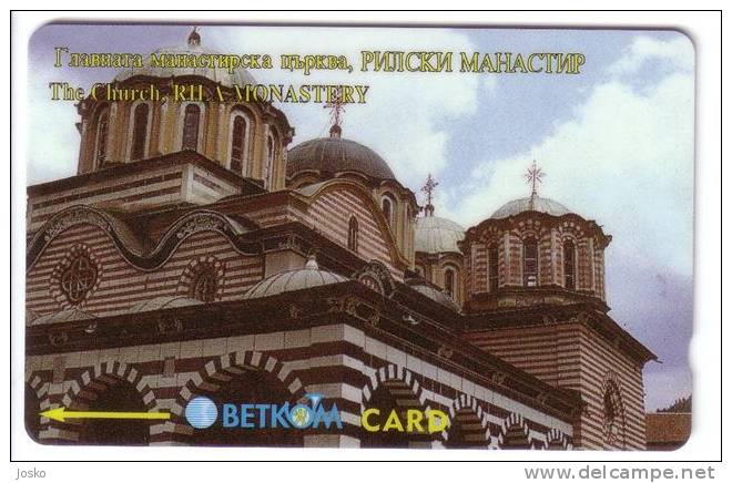 RILA MONASTERY - THE CHURCH ( Bulgaria Rare 25BULC )*** Religion - église - Iglesia - Kirche - Chiesa Churches Eglises * - Bulgaria