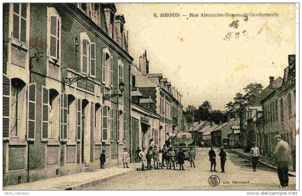 HIRSON - Rue Alexandre-Dumas Et Gendarmerie - Hirson