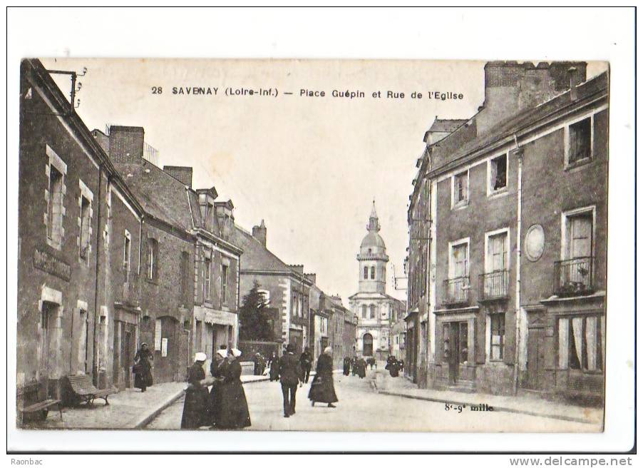 CPA---44---Savenay----RUE De L'EGLISE - Savenay