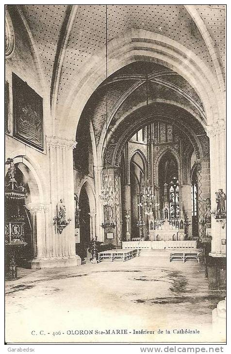 CPA De OLORON SAINTE MARIE - Intérieur De La Cathédrale. - Oloron Sainte Marie