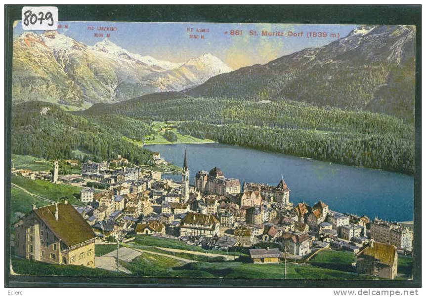 ST MORITZ  - TB - Saint-Moritz