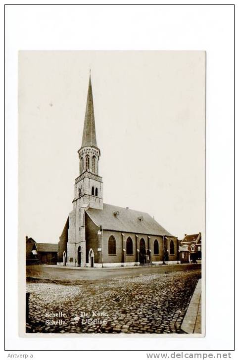 SCHELLE De Kerk Fotokaart  Ongelopen - Schelle