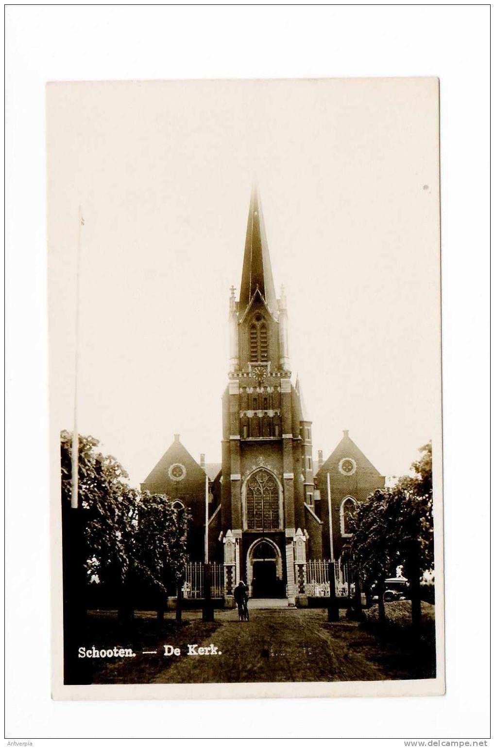 SCHOOTEN - SCHOTEN De Kerk Fotokaart  Ongelopen - Schoten