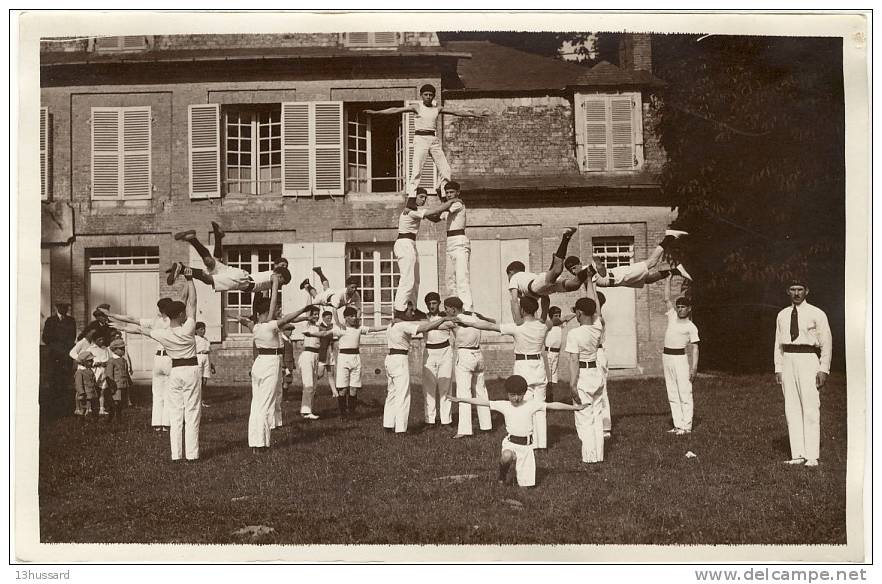 Photo Ancienne 18x12 Saint Romain De Colbosc - Commémoration Monument Aux Morts (7) - Gymnastique, Fête - Saint Romain De Colbosc