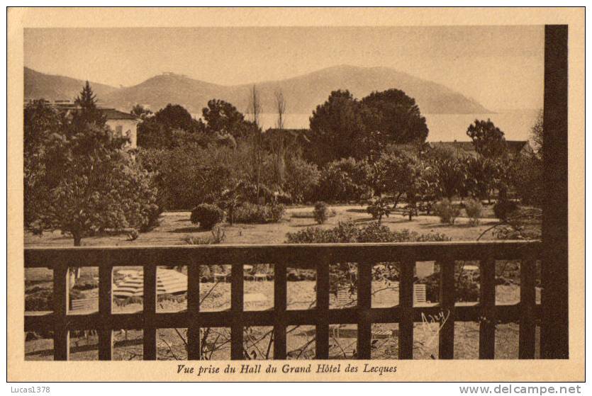 83 / GRAND HOTEL DES LECQUES / VUE PRISE DU HALL - Les Lecques