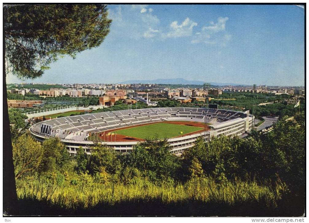 STADIO DEI CENTOMILA ROMA VG ANNI 60 PERFETTA - Stades & Structures Sportives