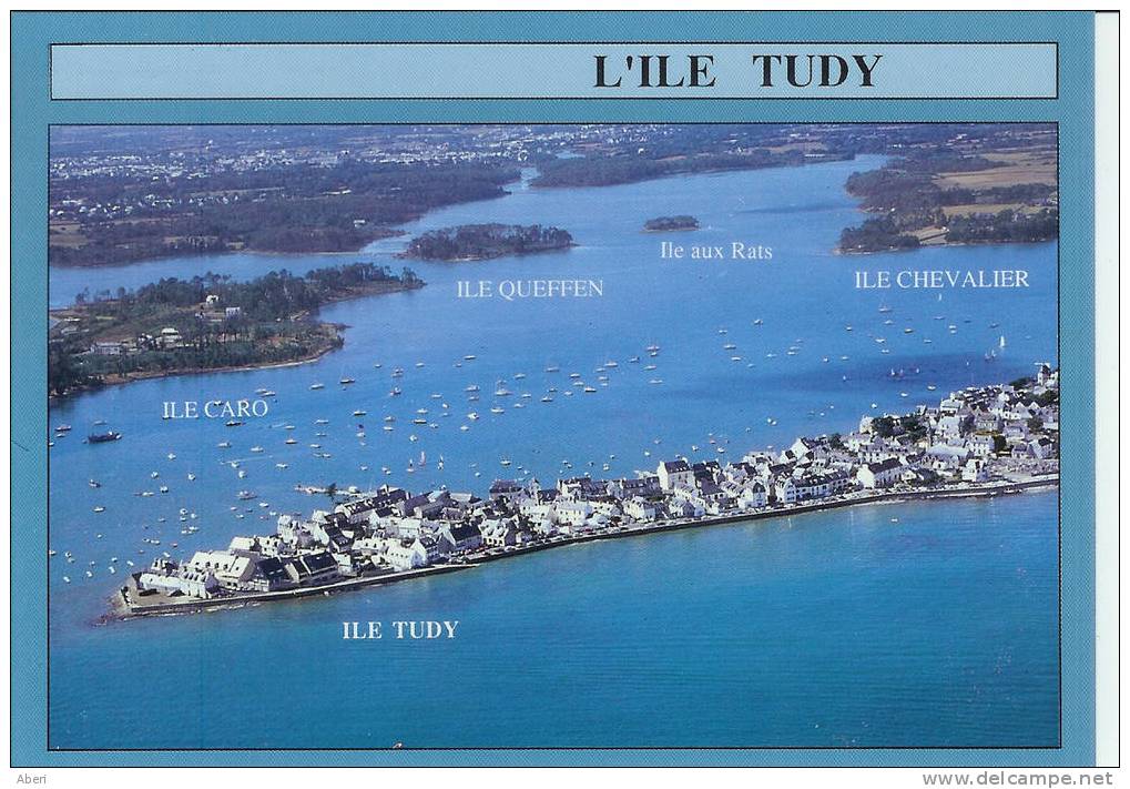 60 L´ÎLE TUDY  Et Les îles De La Riviere De PONT L´ABBE - Ile Tudy