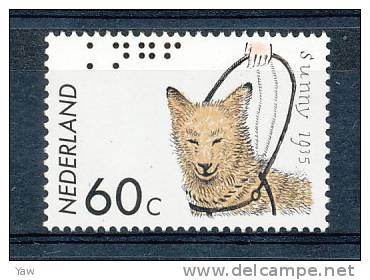 PAESI BASSI  1985  CINQUANTENARIO DELLA FONDAZIONE REALE DEI CANI DA GUIDA. MNH** - Handicap