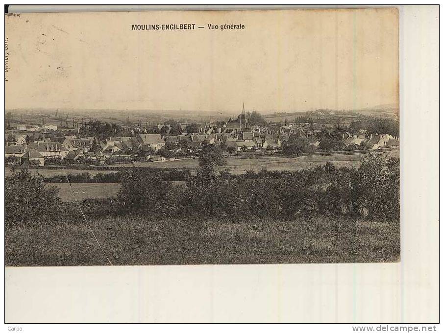 MOULINS-ENGILBERT. - Vue Générale. - Moulin Engilbert