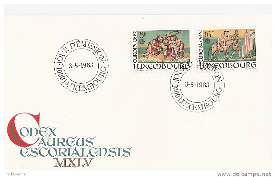 Luxembourg: 1024/1025 Sur FDC - 1983