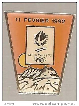 *JEUX OLYMPIQUE D´HIVER / ALBERTVILLE 11.2.1992  .  RARE  . . - Jeux Olympiques