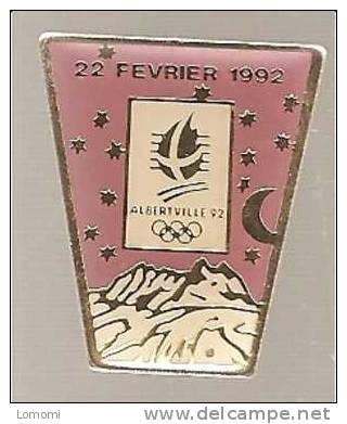 *JEUX OLYMPIQUE D´HIVER / ALBERTVILLE . 22.2.1992 - Jeux Olympiques