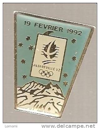 *JEUX OLYMPIQUE D´HIVER / ALBERTVILLE . 19.2.1992 - Jeux Olympiques