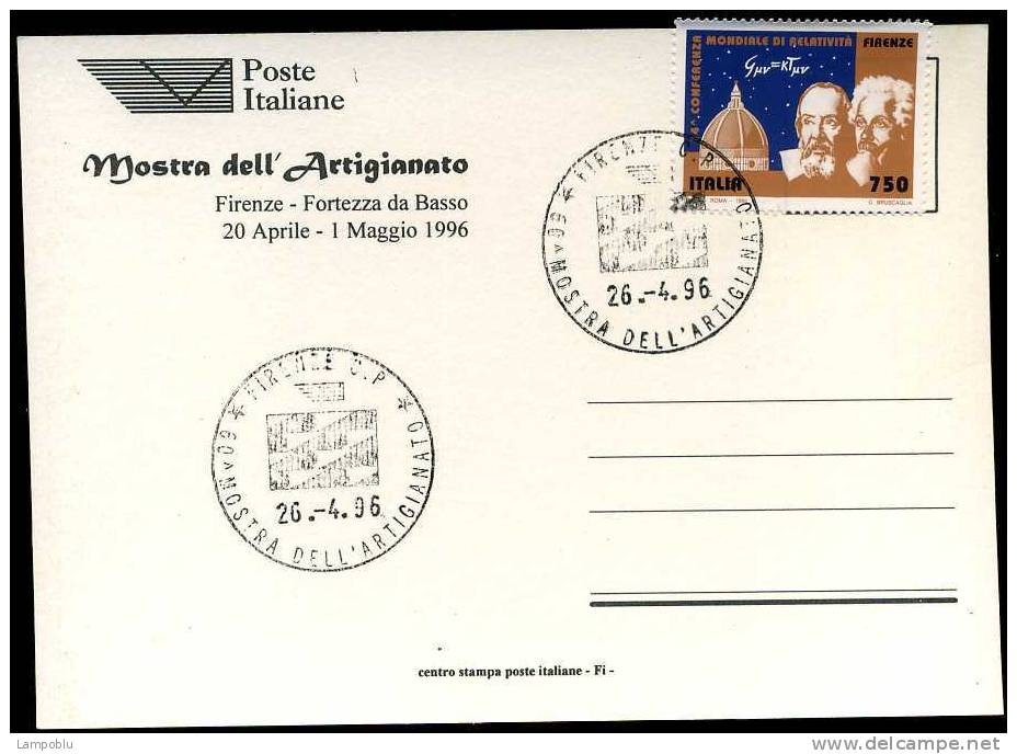 1996 - Firenze - 60ª Mostra Dell´Artigianato - Annullo Speciale - C - 1991-00: Marcophilia
