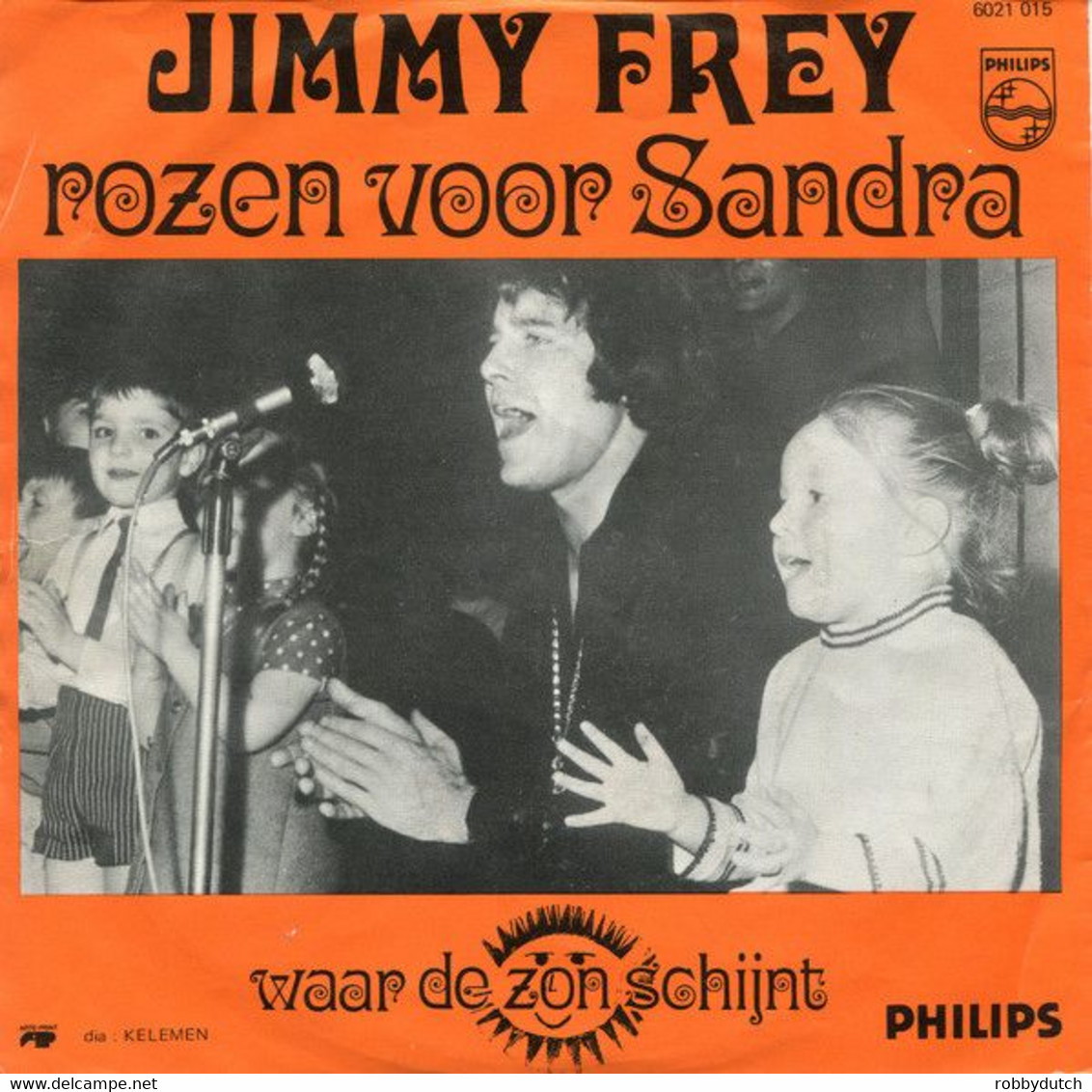 * 7" * JIMMY FREY - ROZEN VOOR SANDRA (België 1971 Ex-!!!) - Andere - Nederlandstalig