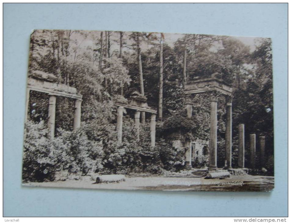 Windsor. - The Ruins Virginia Water.(22 - 8 - 1908) - Windsor