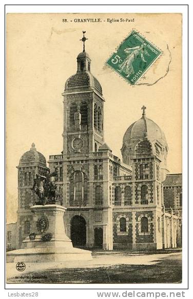 CPA 50.-GRANVILLE.-Eglise St-Paul.-KLM 171. - Granville