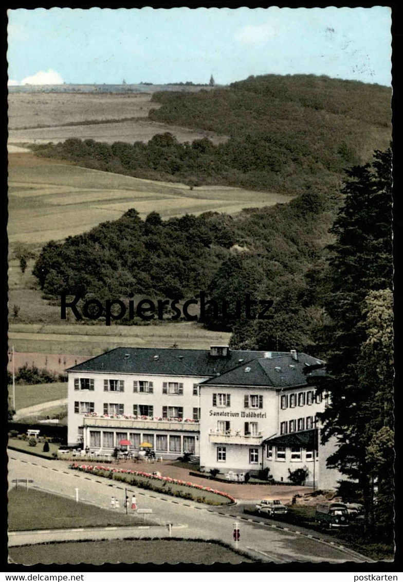 ÄLTERE POSTKARTE NONNWEILER SAAR SANATORIUM WALDHOTEL OPEL VOLKSWAGEN VW BUS Auto Car Ansichtskarte AK Postcard Cpa - Nonnweiler