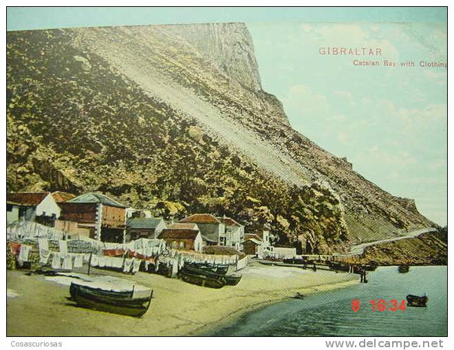 5730 GIBRALTAR  CATALAN BAY  -  AÑOS / YEARS / ANNI 1910 - Gibraltar