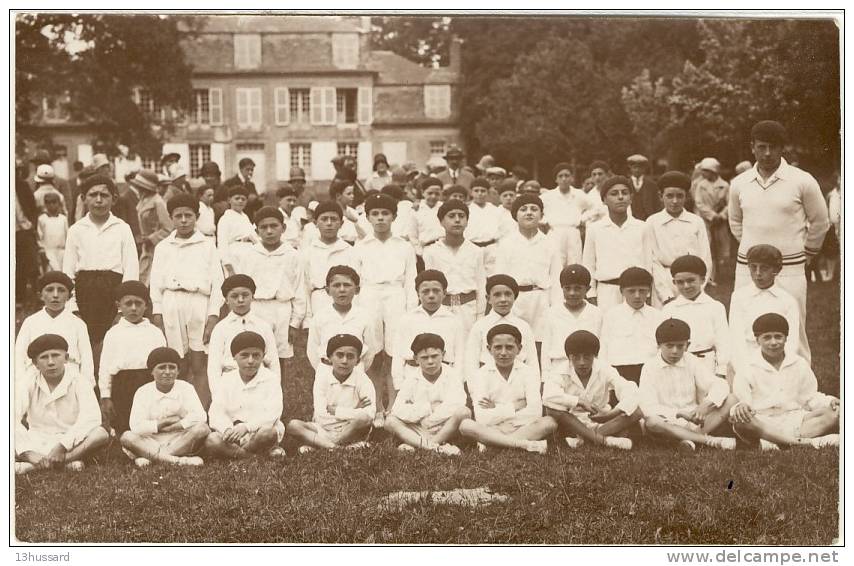 Carte Photo Ancienne Saint Romain De Colbosc - Commémoration Monument Aux Morts (4) - Gymnastique, Fête - Saint Romain De Colbosc