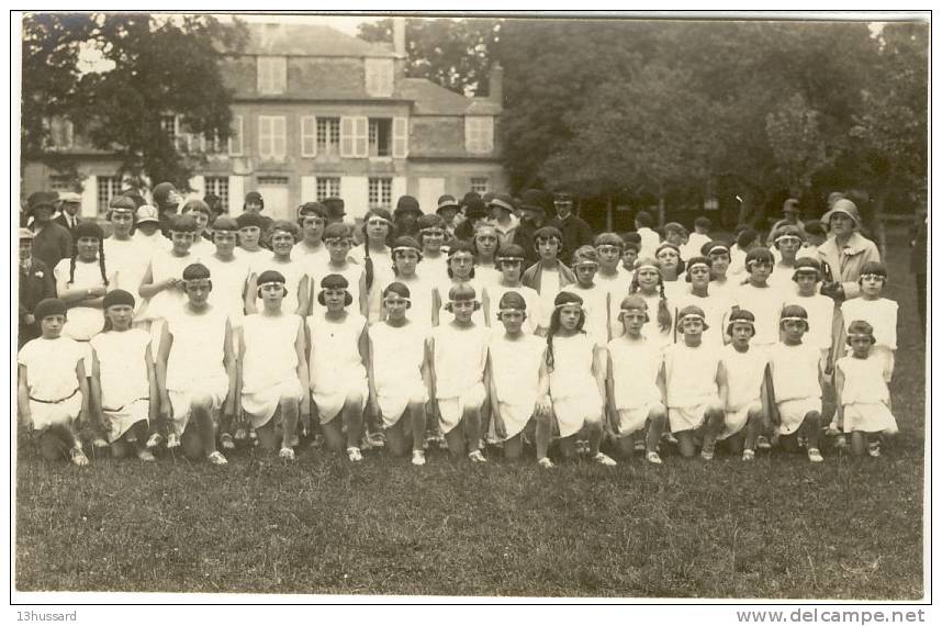 Carte Photo Ancienne Saint Romain De Colbosc - Commémoration Monument Aux Morts (6) - Gymnastique, Fête - Saint Romain De Colbosc