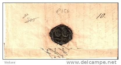 A-V011/- ÖSTERREICH -  Adelsbrief  V.Mies 1835 +  Hayd-Stempel ,beide Vorderseitig - ...-1850 Préphilatélie
