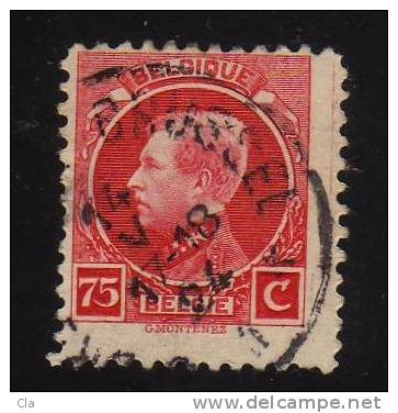 212 Obl Plus Large Et Griffe Rouge - 1921-1925 Kleine Montenez