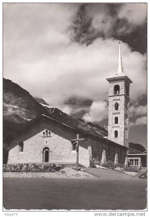 Carte Des Années 50.60 Du 73 - Tignes - L´Eglise - Autres & Non Classés