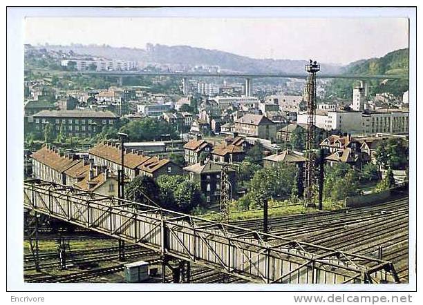 Cpm HAYANGE Vue Générale Viaduc  Voies De Chemin De Fer CITES N° 1795 Ed Europ - Hayange