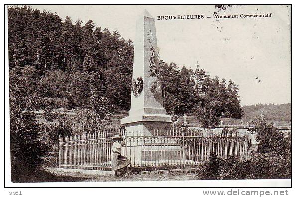 Dép 88 - Q962 - Brouvelieures - Monument Commémoratif - état - Brouvelieures