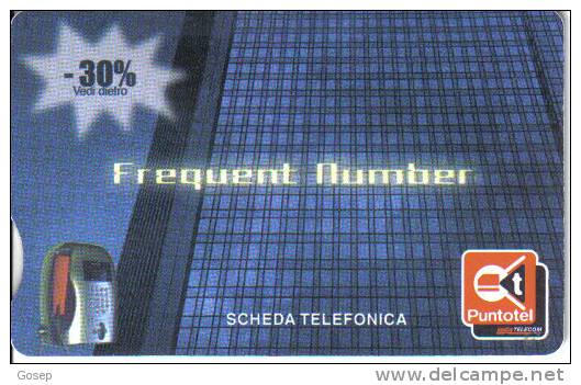 Italia-frequent Number-chip Phone Card -tirage-1.000.000+1card Prepiad Free - Öff. Werbe-TK