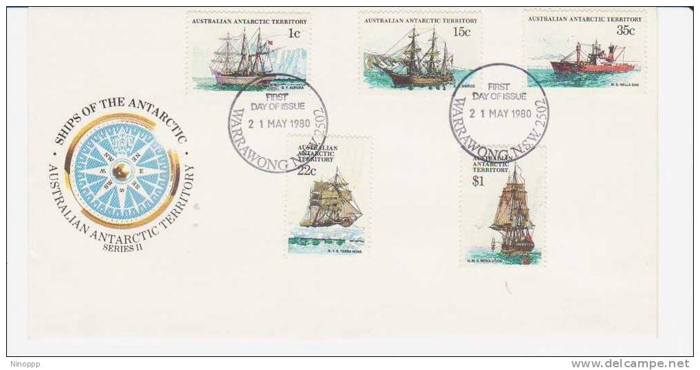 Australian  Antartic   1980 Ships II  FDC - Other & Unclassified