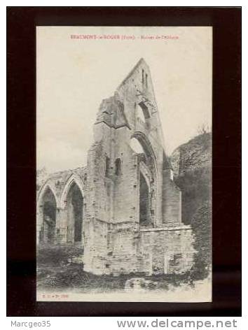 28623 Beaumont Le Roger Ruines De L'abbaye édit.E.P. N° 1968 Belle Carte - Beaumont-le-Roger