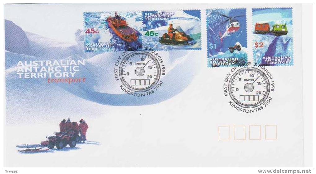 Australian    1998 Antartic Transport   FDC - Other & Unclassified