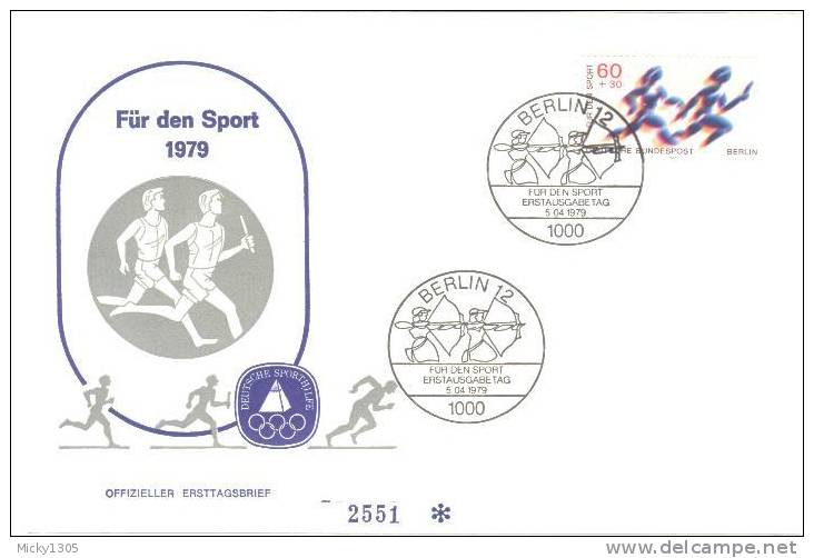 Germany / Berlin - Mi-Nr 596/597 FDC (#074)- - 1971-1980