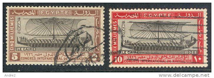 Egypt  1926 International Navigation Congress : 5 And 10m - Autres & Non Classés