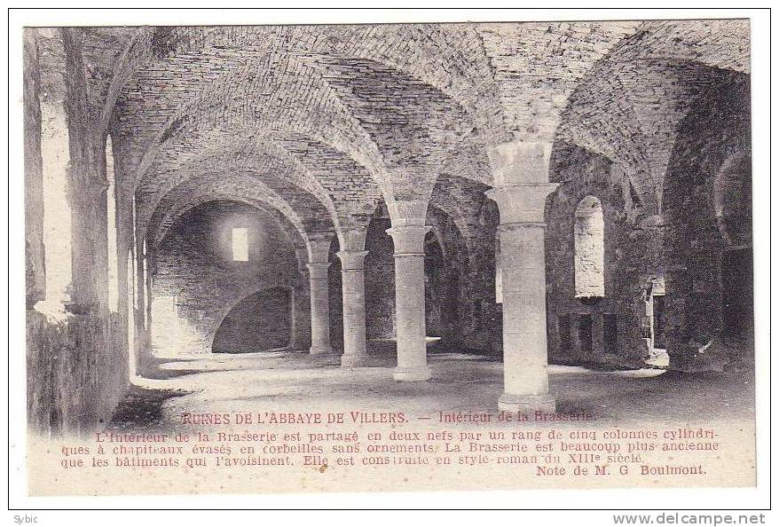 Ruines De L´Abbaye De VILLERS - Intérieur De La Brasserie - Villers-la-Ville