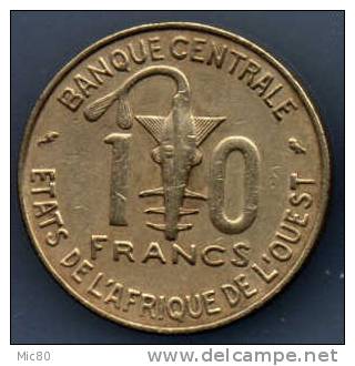 Afrique De L´Ouest 10 Francs 1974 Tb/ttb - Autres – Afrique