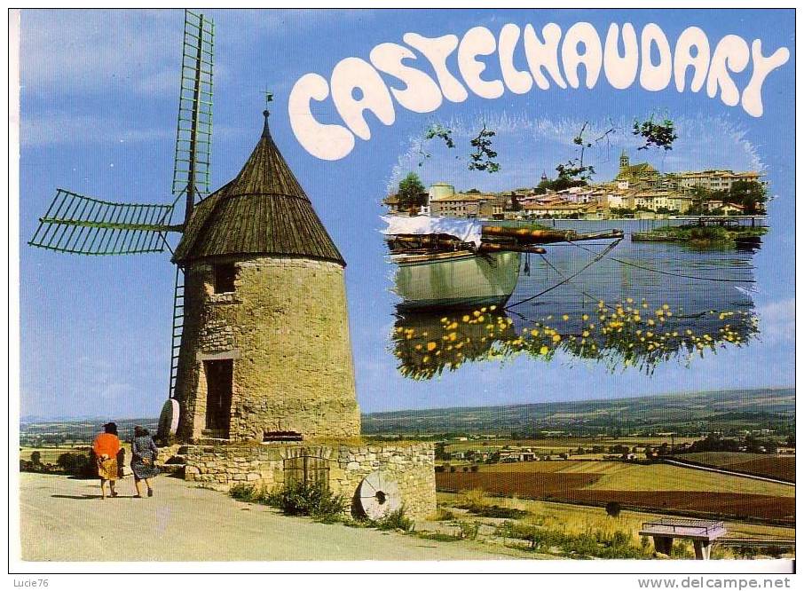 CASTELNAUDARY - Le Vieux Moulin De  CUGAREL - Le Grand Bassin - N° 15207  -  3 Vues - Castelnaudary
