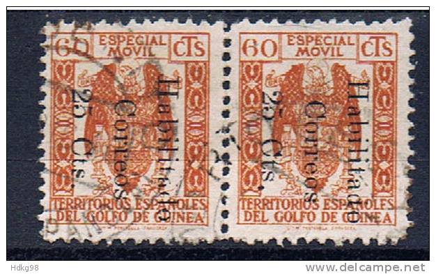 E+ Guinea 1940 Mi 220 I (Paar) - Spanish Guinea