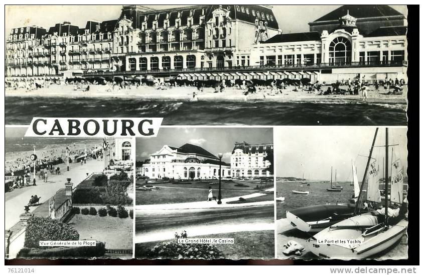 CPSM CABOURG  Multi Vues 4 - Pont-l'Evèque