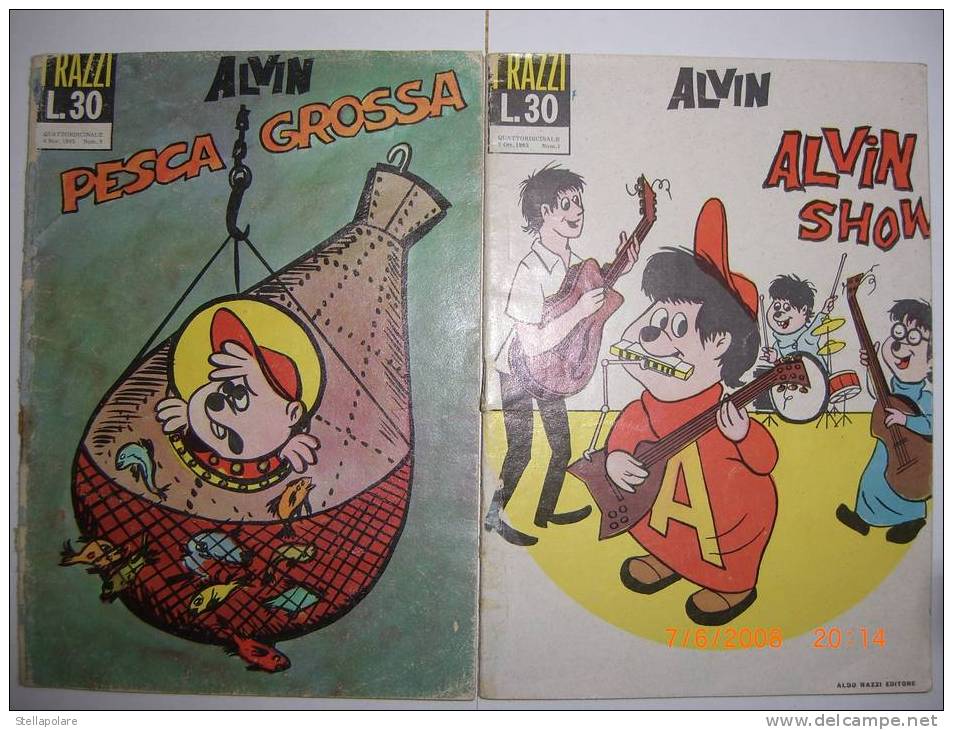 ALVIN - I RAZZI - Numeri 1 E 3 Anni 60 - RARI - Comics 1930-50