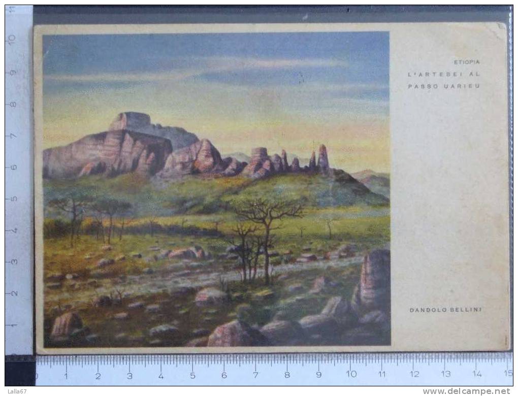 ETIOPIA - L'ARTEBEI AL PASSO UARIEU  N. 2262 - Ethiopia