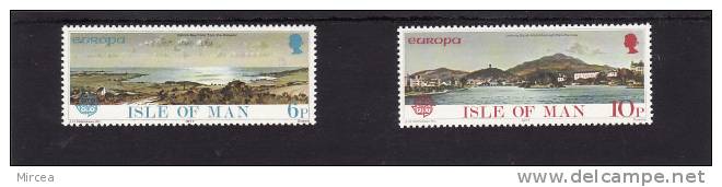 Ile De Man,  Yv.no.88/9  Neufs** - 1977