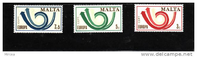 Malte,  Yv.no.474/6 , Neufs** - 1973