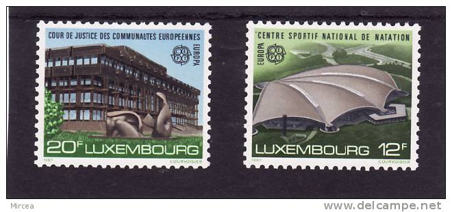 Luxembourg 1987 -   Yv.no.1124-5  Neufs** - Neufs